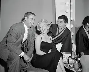 Backstage at the Martin Beck Theater