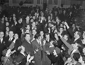 Broadway Prints: Backstage Party for Cast of Julius Caesar