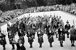 Parades And Processions Prints: Bagpipe Band