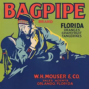 Oranges Prints: Bagpipe Brand