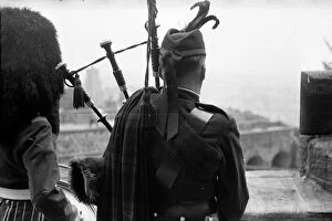 British Culture Gallery: Bagpipe Player
