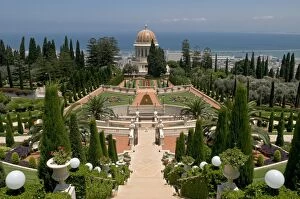 Images Dated 14th July 2008: Bahai Gardens in Haifa