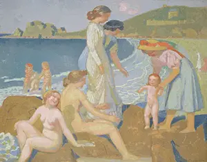 Poetry Prints: Baigneuses À Perros-Guirec