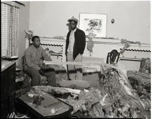 Wreckage Prints: Bailey And Duncan In Wrecked Living Room