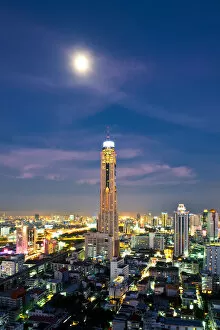 Images Dated 6th March 2012: Baiyoke Tower II in Bangkok