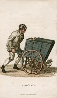 Occupations Street Prints: Bakers Man