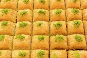 Turkish Prints: Baklava, Turkish sweets, Istanbul, European side, Istanbul Province, Turkey, European side