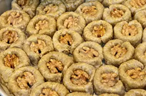 Sweets Prints: Baklava, Turkish sweets, Istanbul, European side, Istanbul Province, Turkey, European side