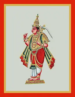 Armor Prints: BalaRama carrying the hala (ploughshare)