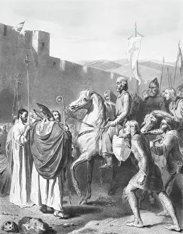 Sanliurfa Prints: Baldwin of Boulogne During First Crusade