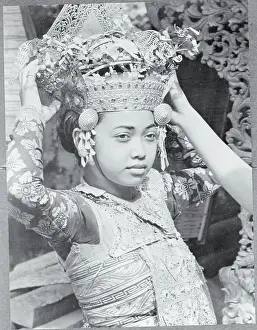 Balinese Dancer with Headdress