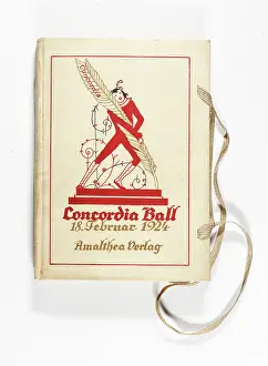 Poetry Prints: Ball donation from Concordia Ball 1924