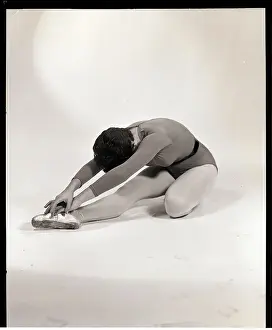 Ballerina Prints: Ballet Dancer Stretching