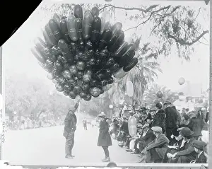 Pasadena Prints: Balloon Merchant at Parade