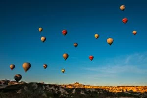 Images Dated 13th April 2013: Balloons all over the Turkey sky