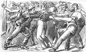 Ohio Prints: Baltimore And Ohio Railroad Strike