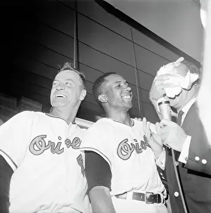 Sportscaster Prints: Baltimore Orioles Win World Series