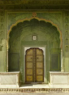 Alluring Doorway Prints: Bamboo Door