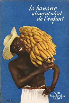 Postcard Prints: Bananas Coming to Paris