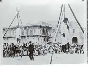 Beirut Prints: Bandits Hanged by Syrians in Beirut
