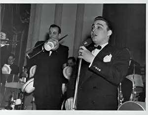 Bandleader Prints: Bandleader Glenn Miller and Singer Ray Eberle