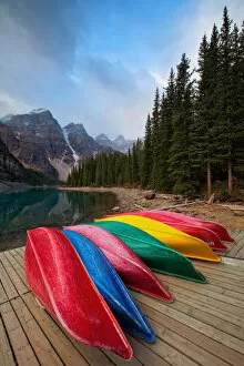 Images Dated 1st October 2009: Banff Moraine Lake