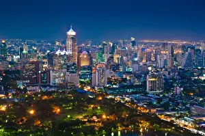 Financial District Prints: Bangkok business district