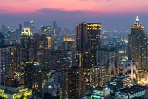 Images Dated 6th February 2015: Bangkok cityscape, business district