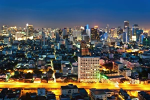 Images Dated 2nd May 2011: Bangkok cityscape, Thailand