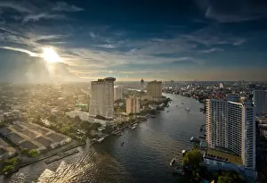 Coolbiere Collection Prints: Bangkok skyline