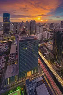 2014 Prints: Bangkok sunset view