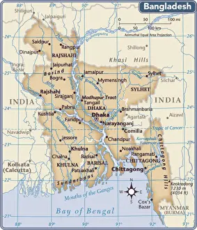 Bangladesh country map