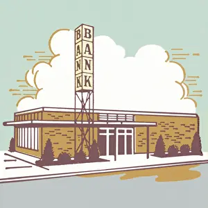 Currency Prints: Bank Building