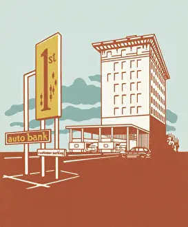 Money Clip Prints: Bank Building