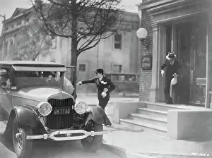 Robbery Prints: Bank Robbers in Movie Still