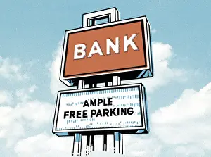 Currency Prints: Bank Sign