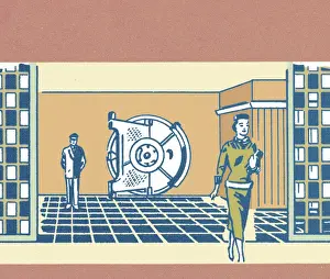 Striding Prints: Bank Vault