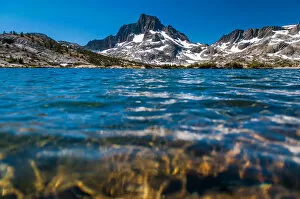 Ansel Adams Wilderness Landscapes Gallery: Banner Peak above the Thousand Island Lake