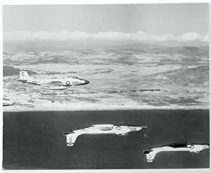 Banshee Aircraft in Flight