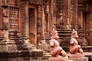 Images Dated 23rd February 2011: Banteay Srei Temple