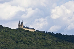 Banz Abbey, a former Benedictine monastery, near Bad Staffelstein, Lichtenfels Banz Abbey, a former Benedictine monastery, near Bad Staffelstein, Lichtenfels