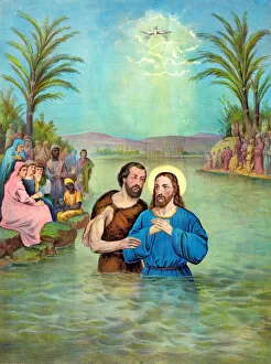 Images Dated 10th August 2013: Baptism of Jesus Christ