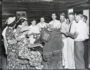 Baptist Prints: Baptist Choir Of 1937