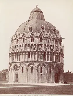 1880s Prints: Baptistery of Pisa