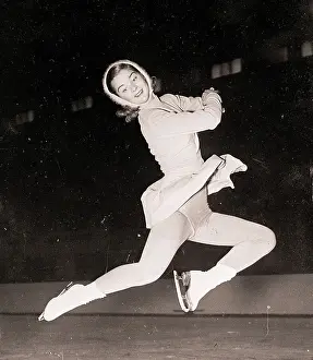 Ice Skating Prints: Barbara Ann Scott Skating
