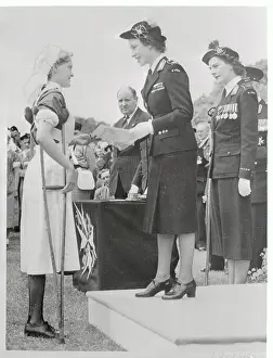 Margaret Prints: Barbara Goodyear with Princess Margaret