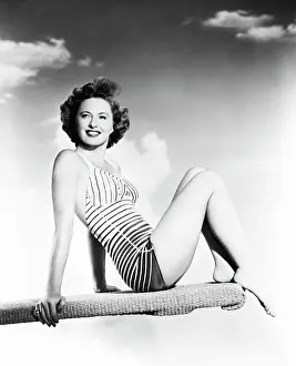 Suits Prints: Barbara Stanwyck In Bathing Suit