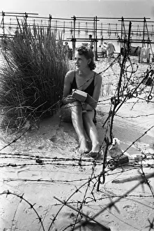 World W Prints: Barbed Wire Beach