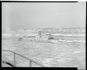 Memphis Prints: Barge Sailing on the Mississippi River