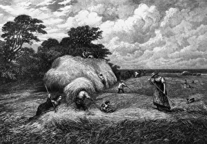 1919 Prints: Barley Harvest